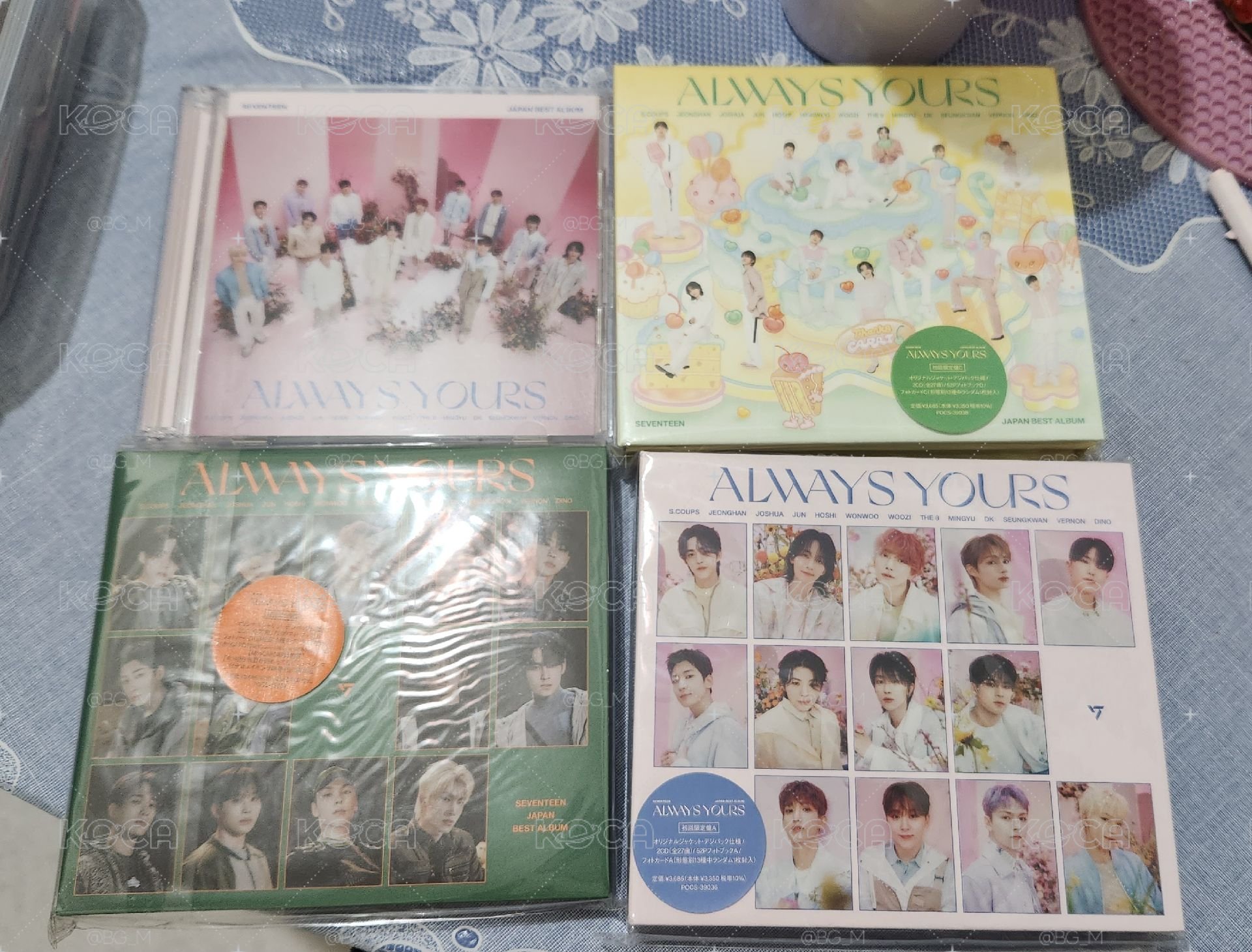 seventeen THE 8 專輯卡特典卡 always yours 空專