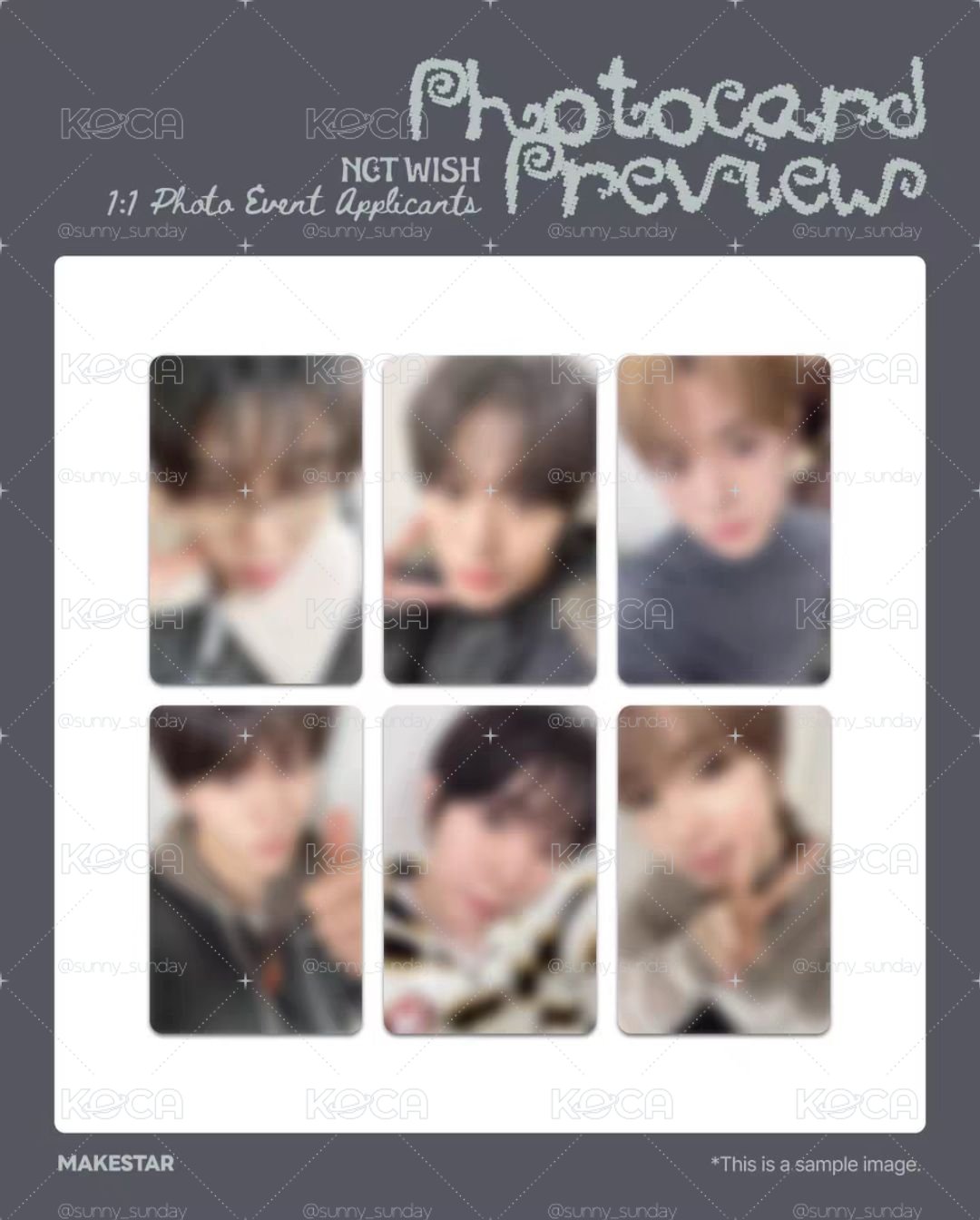 非現貨 NCT WISH 新加坡合影 簽售卡