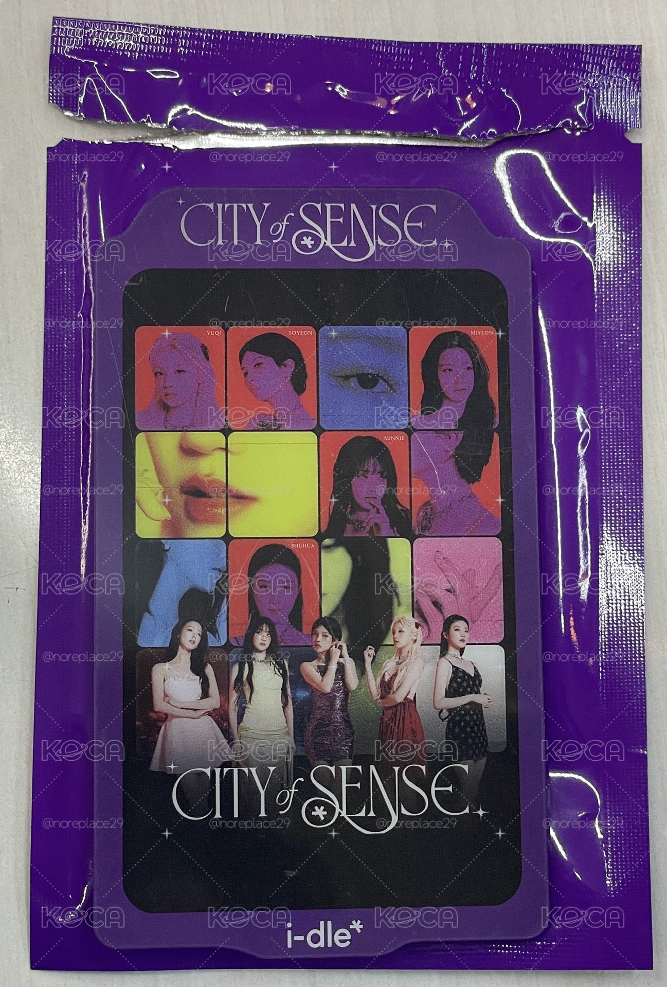 i-dle 團卡 分隊卡 樹莓 油豆腐 花卷 展覽磁鐵一套六入