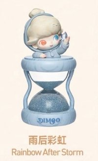 限定時光系列 發光沙漏水晶球 擺件 雨後彩虹