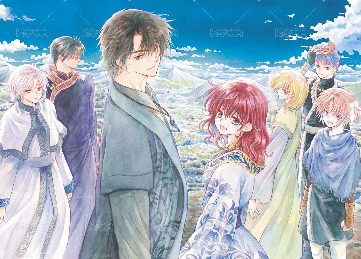 🐲暁のヨナ 晨曦公主 花與夢 花とゆめ 2号 插畫特典卡 