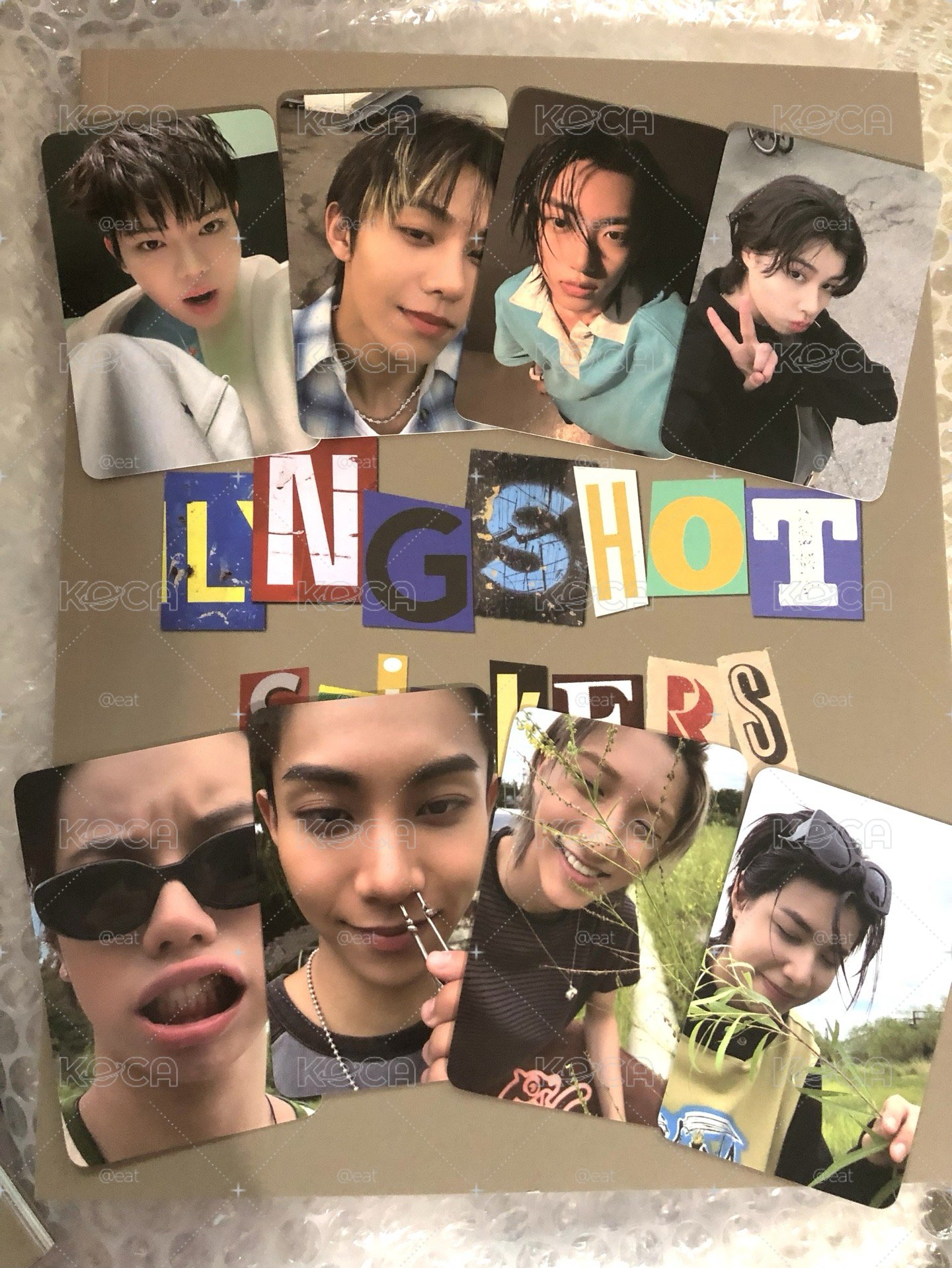 （51特價）Lngshot全新貼紙書含小卡