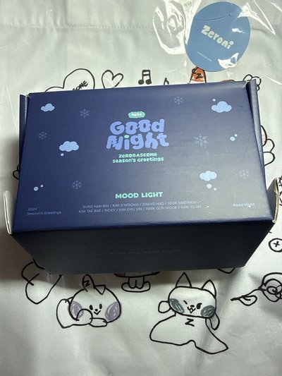 ZB1 夜燈 全新未使用