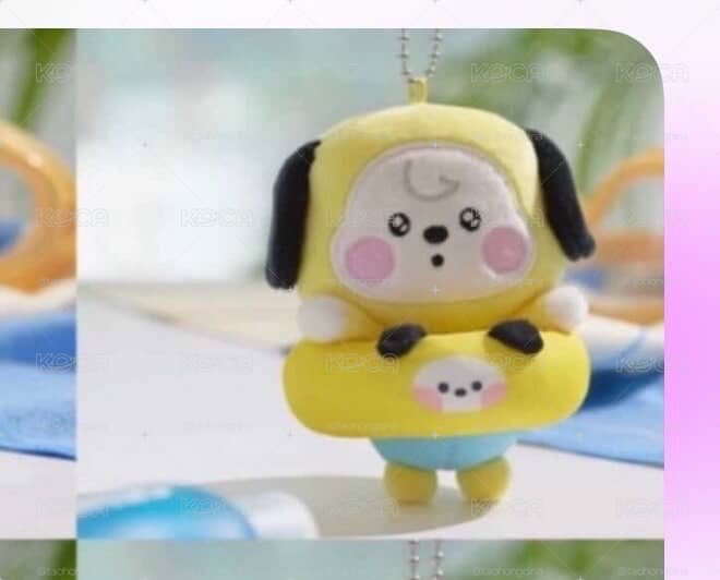 現貨全新BT21 Chimmy游泳圈吊飾SWIM