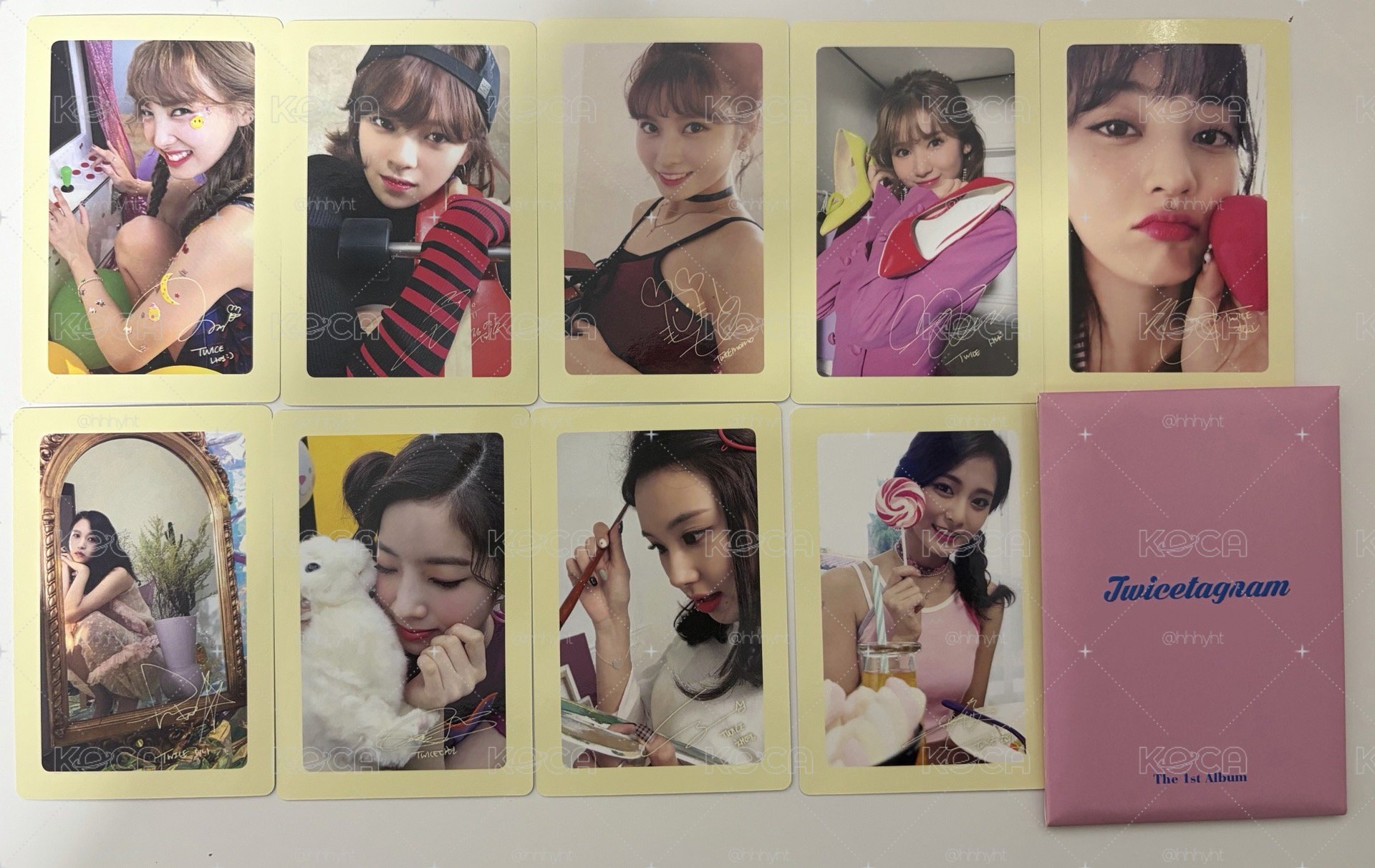 twice 正規一輯 twicetagram 專輯小卡