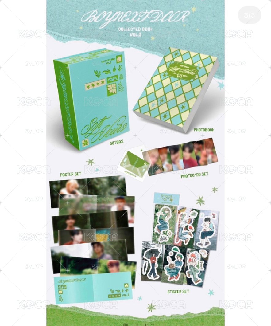 芝加哥回憶錄 Collected Book vol.3 李涵set