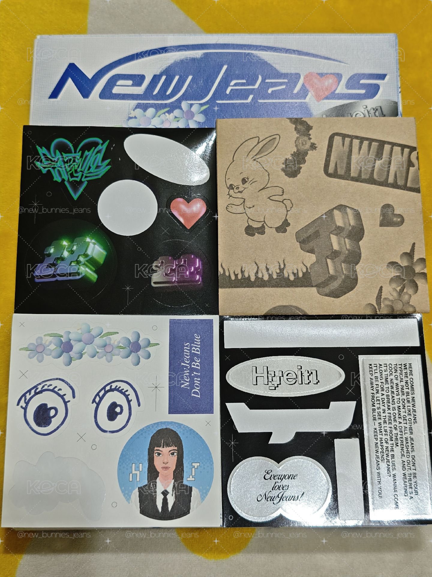 【含完整小卡】NewJeans 第1張 EP [New Jeans] Hyein Bluebook 惠仁藍書版