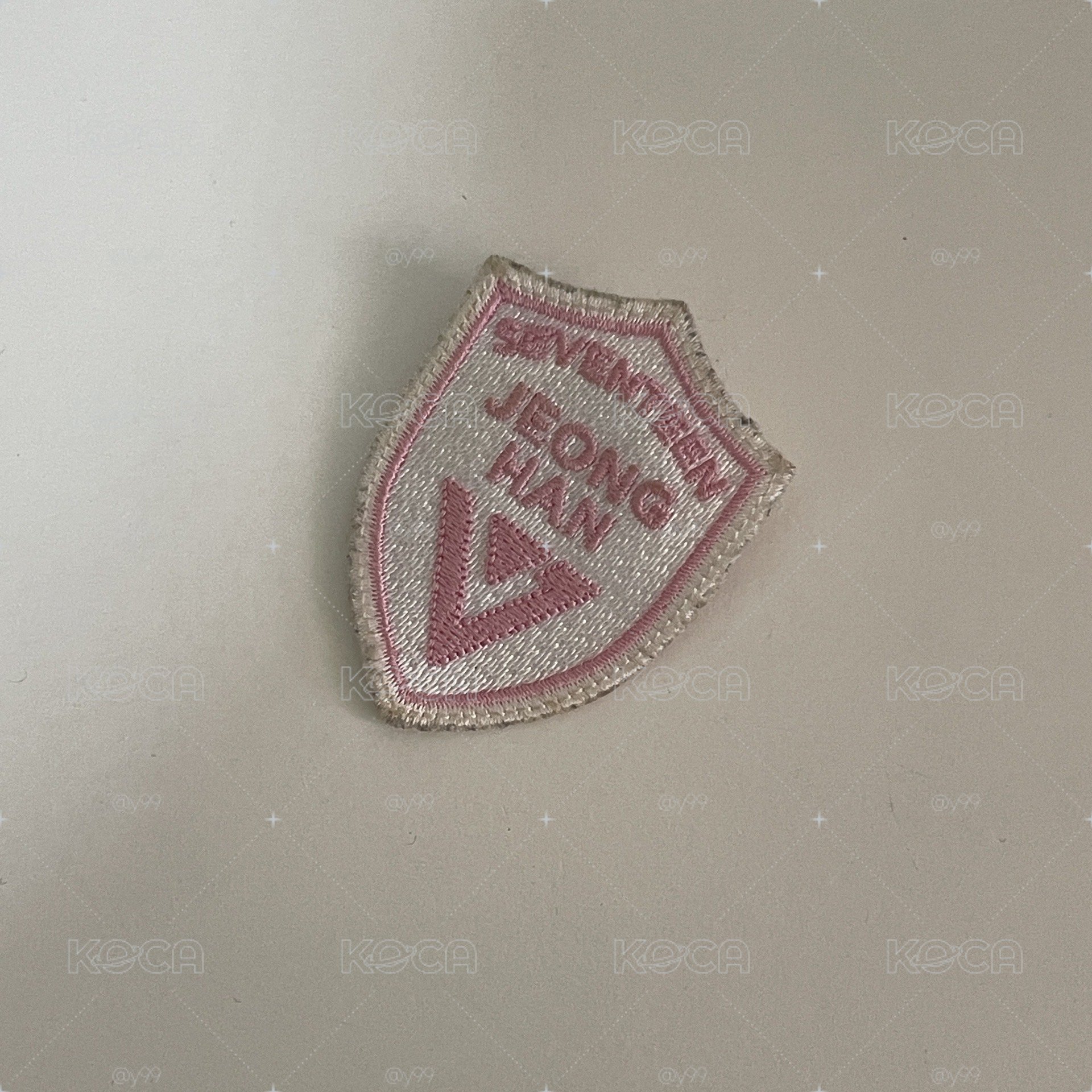 2017 DIAMOND EDGE 布章 別針襟章 尹淨漢
