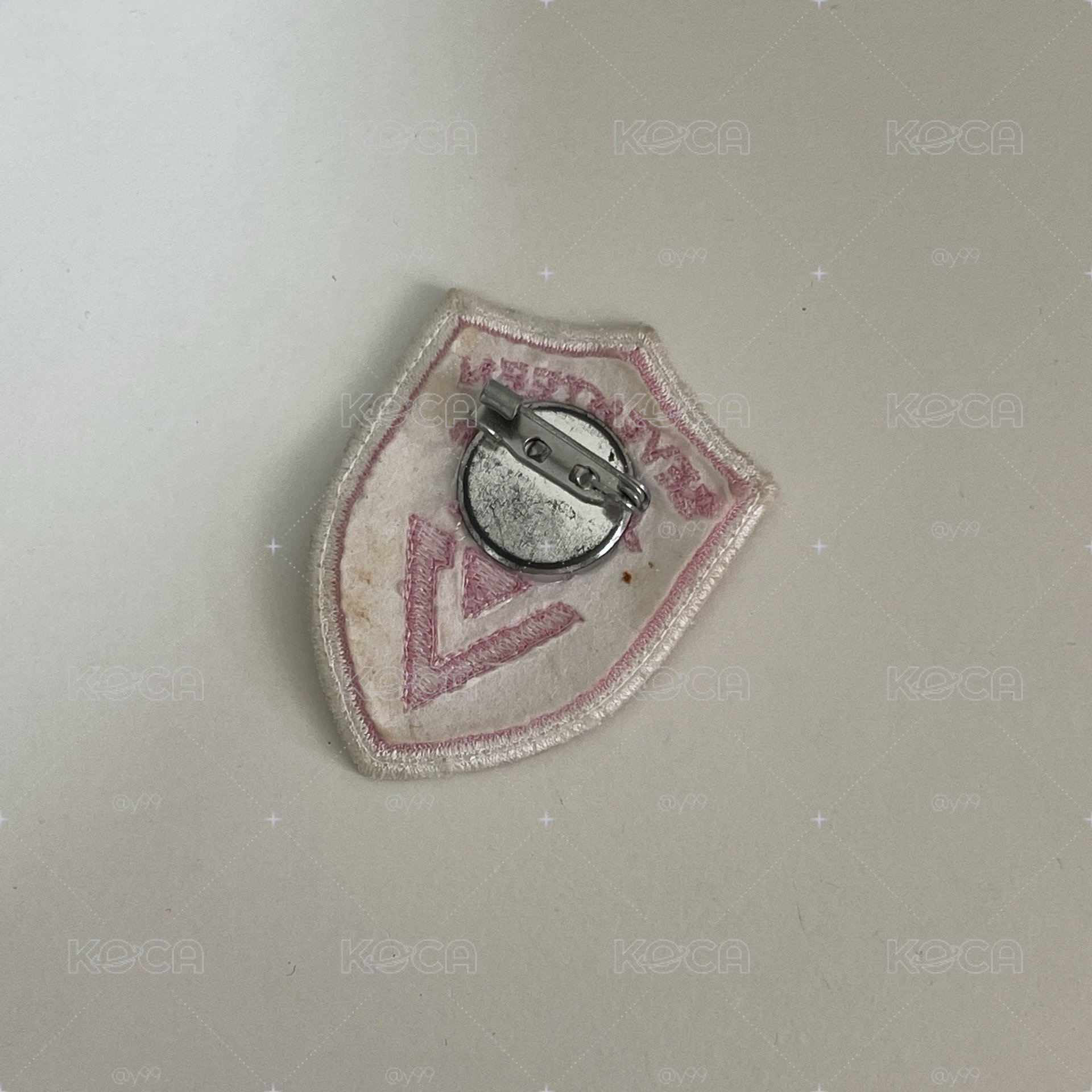 2017 DIAMOND EDGE 布章 別針襟章 尹淨漢