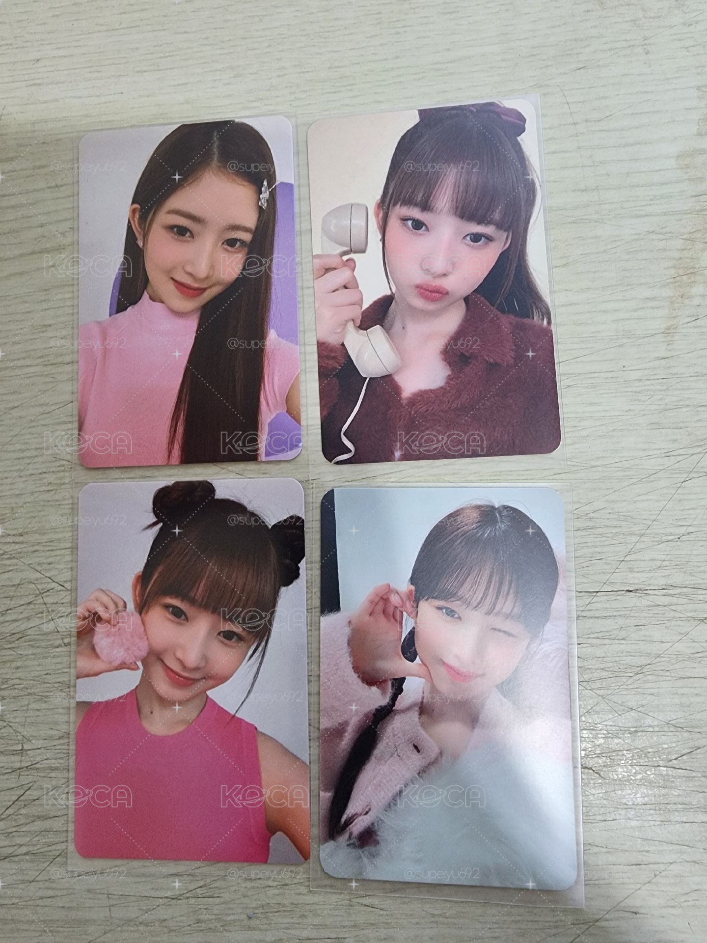 IVE REI Peach C代言卡一套