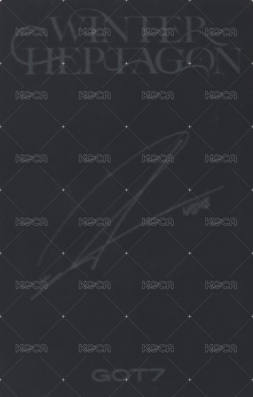 WINTER HEPTAGON 專輯卡  背面