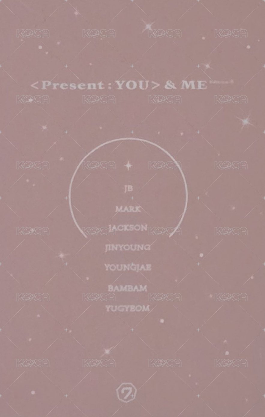 &ME Edition 專輯卡  背面