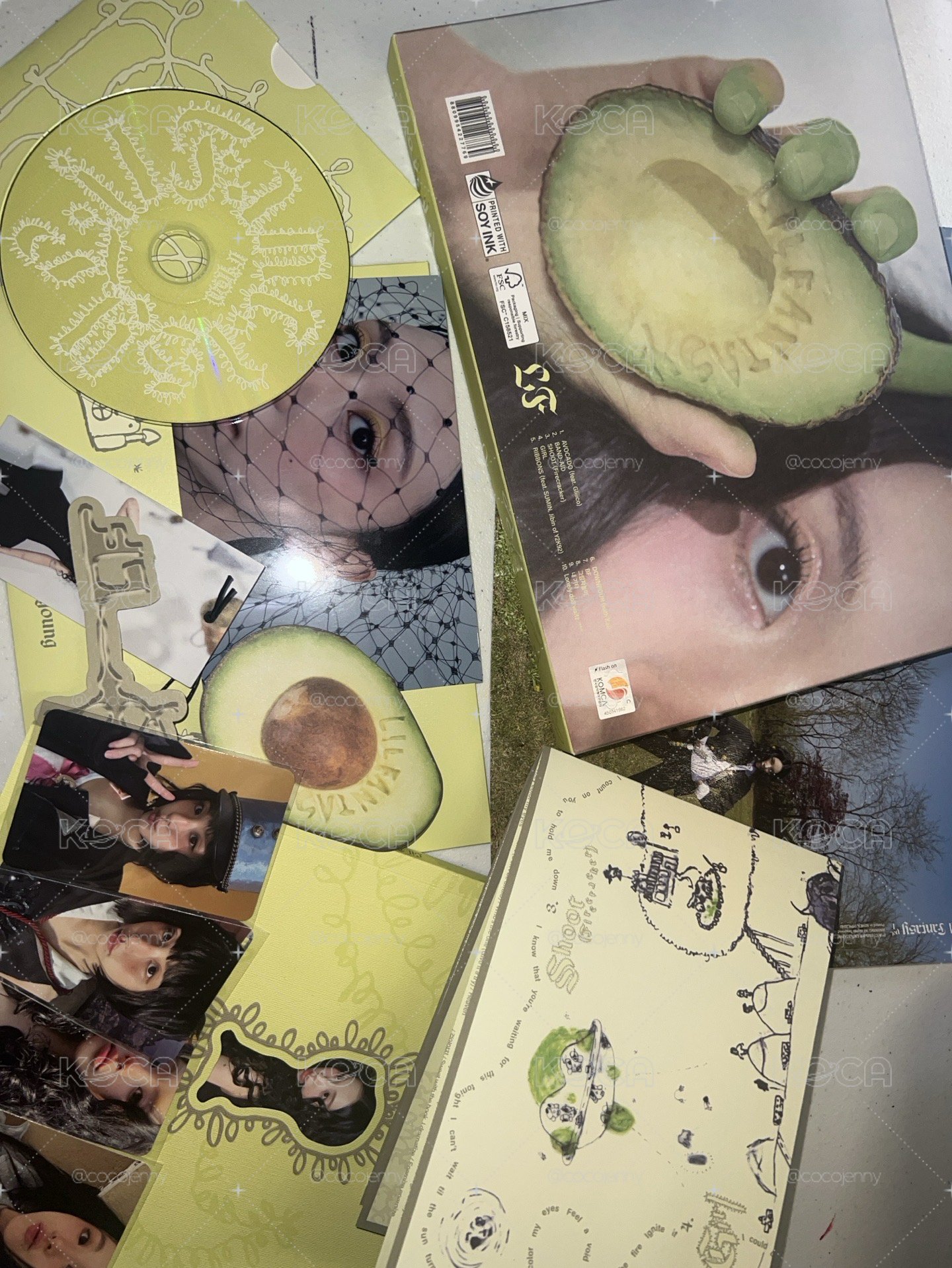 孫彩瑛solo綠版專輯已拆全專