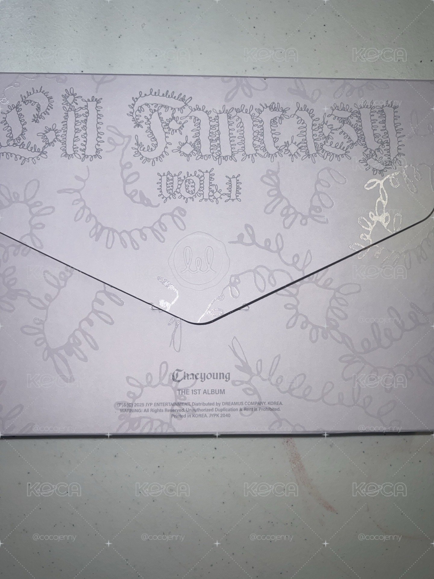 孫彩瑛solo專輯紫版已拆全專