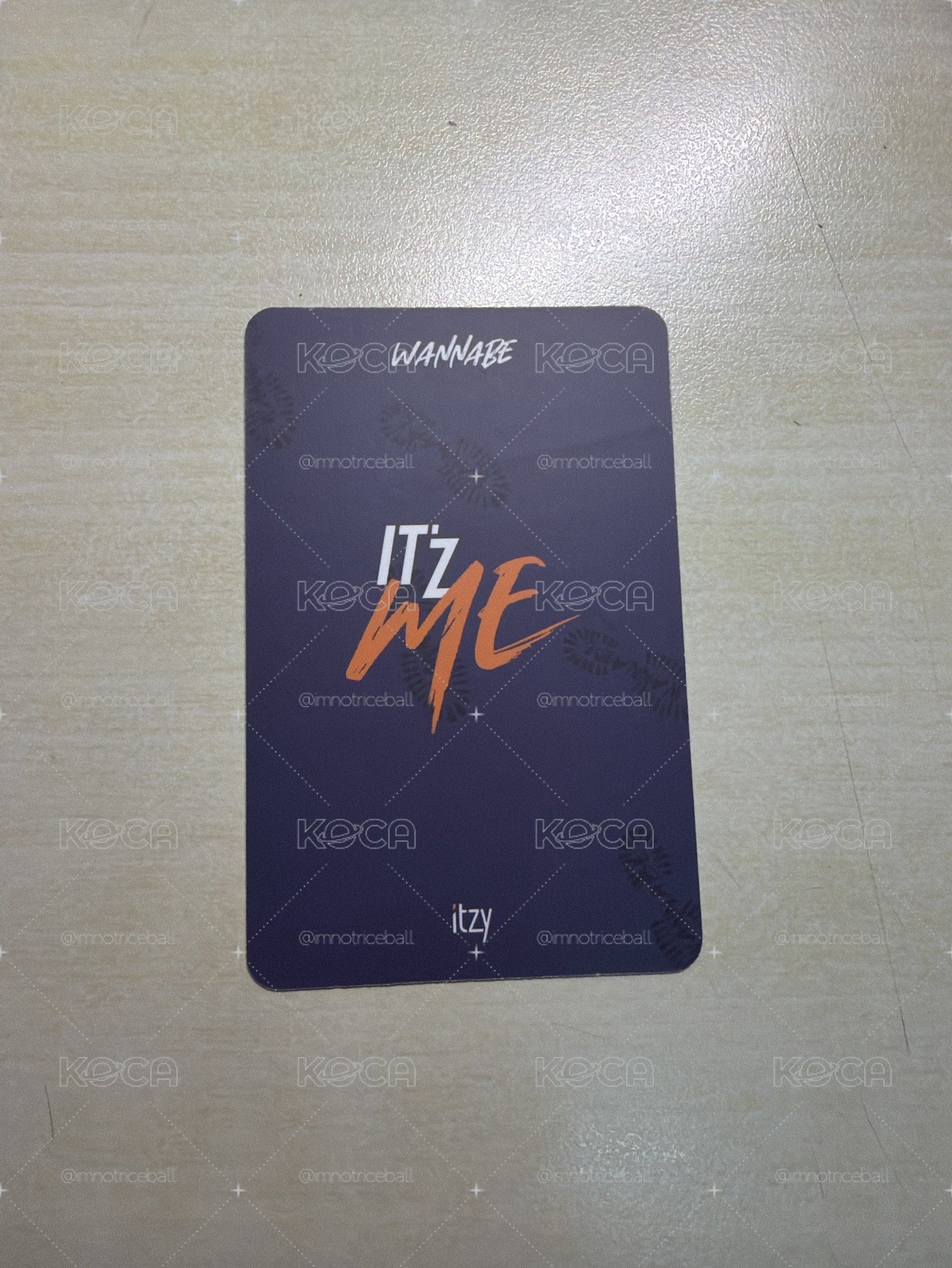 IT’z ME yeji 專卡