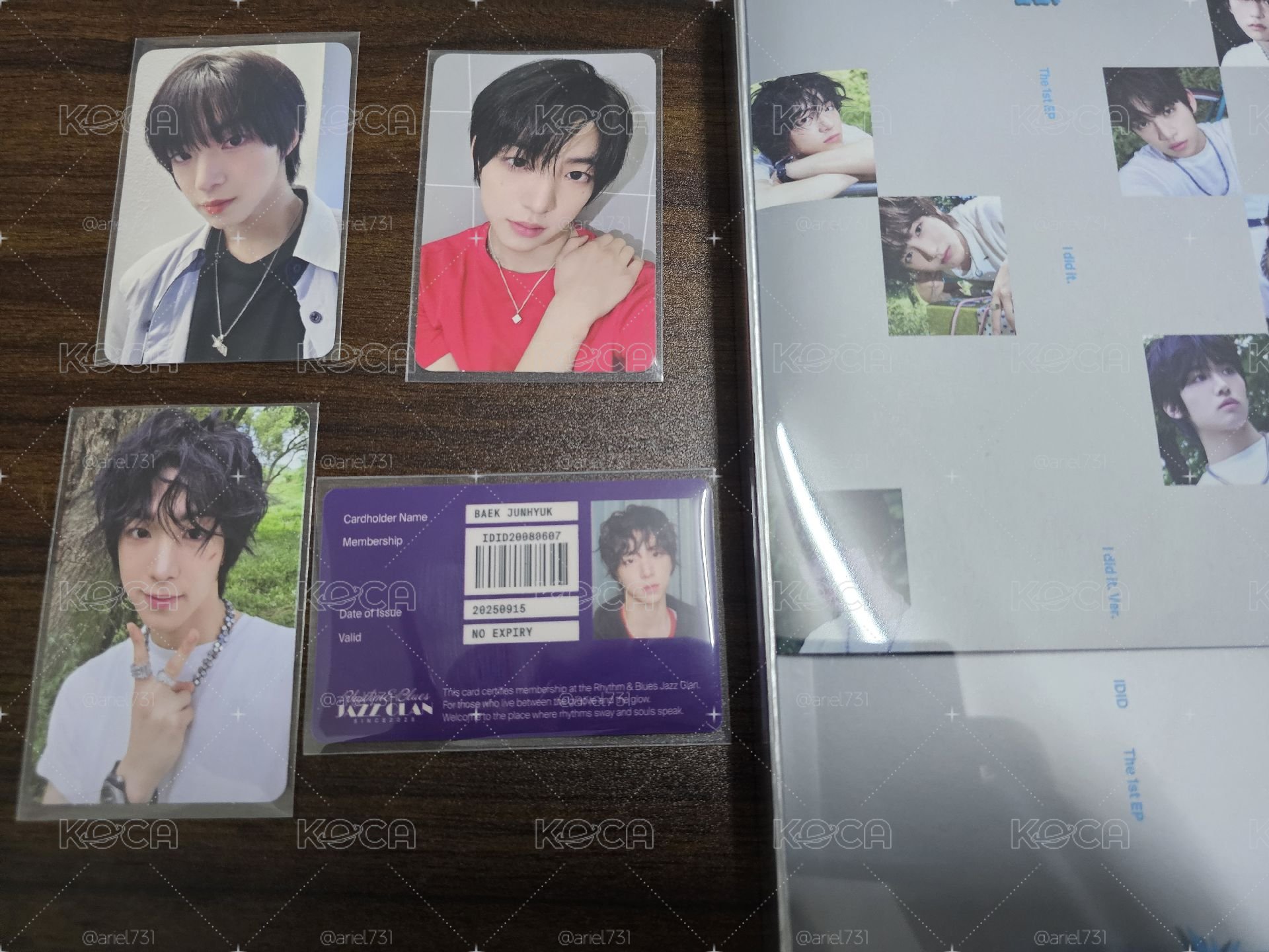 IDID 白峻赫 Set（WM特典已無）