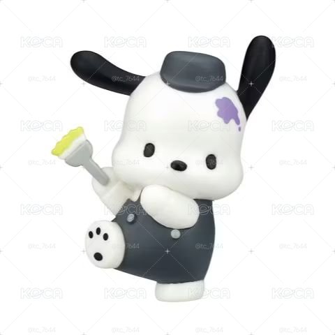 三麗鷗扭蛋 三麗鷗角色 油漆工 酷炫造型 怕洽狗公仔 ポチャッコ
