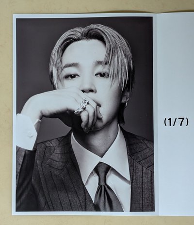 ARIRANG_Living Legend  JIMIN海報+小卡組