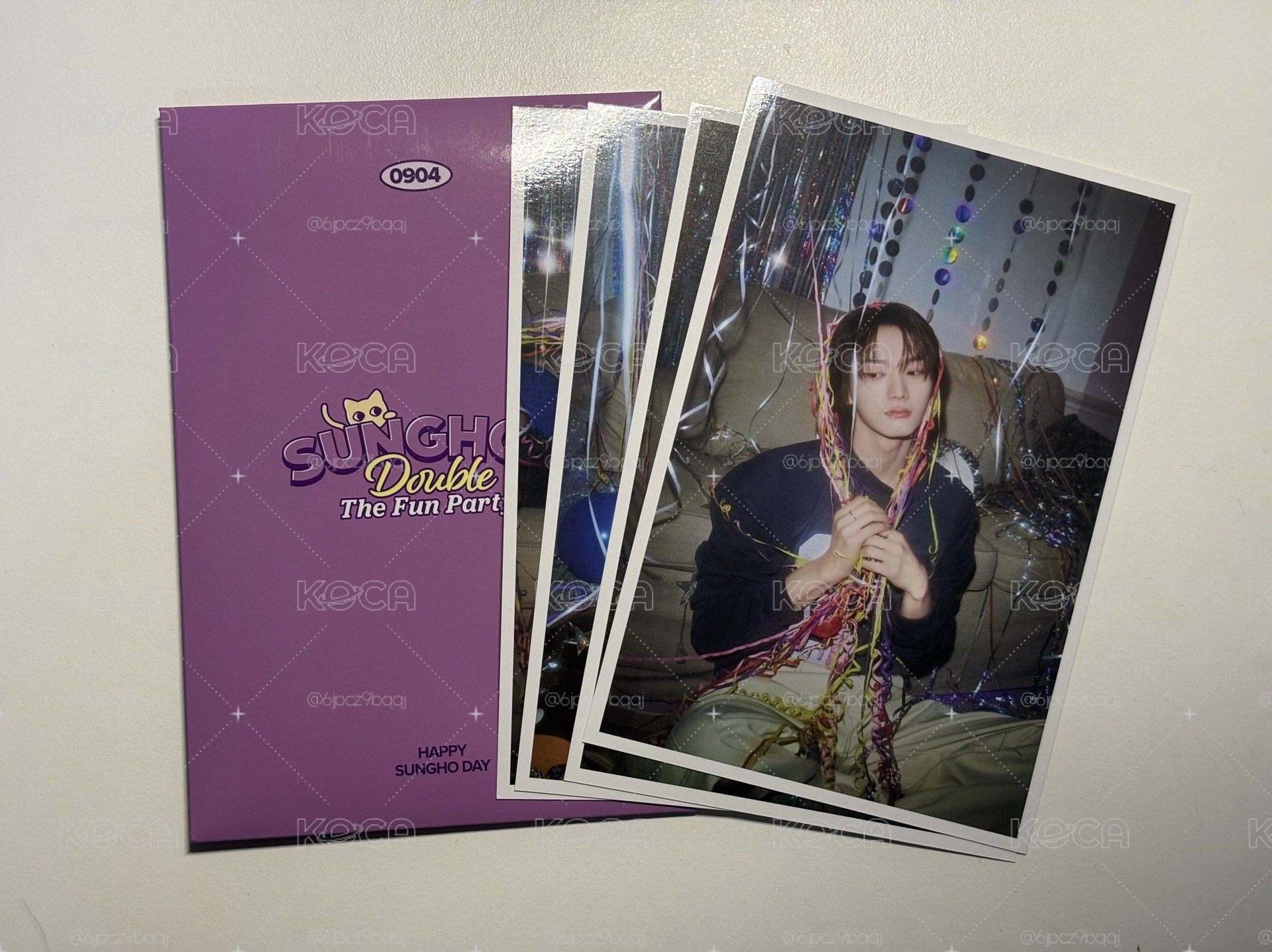 Sungho 朴成淏 25年生日禮明信片