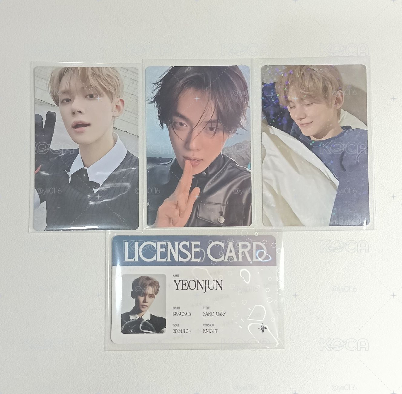 崔然竣小卡（四張一起出）
