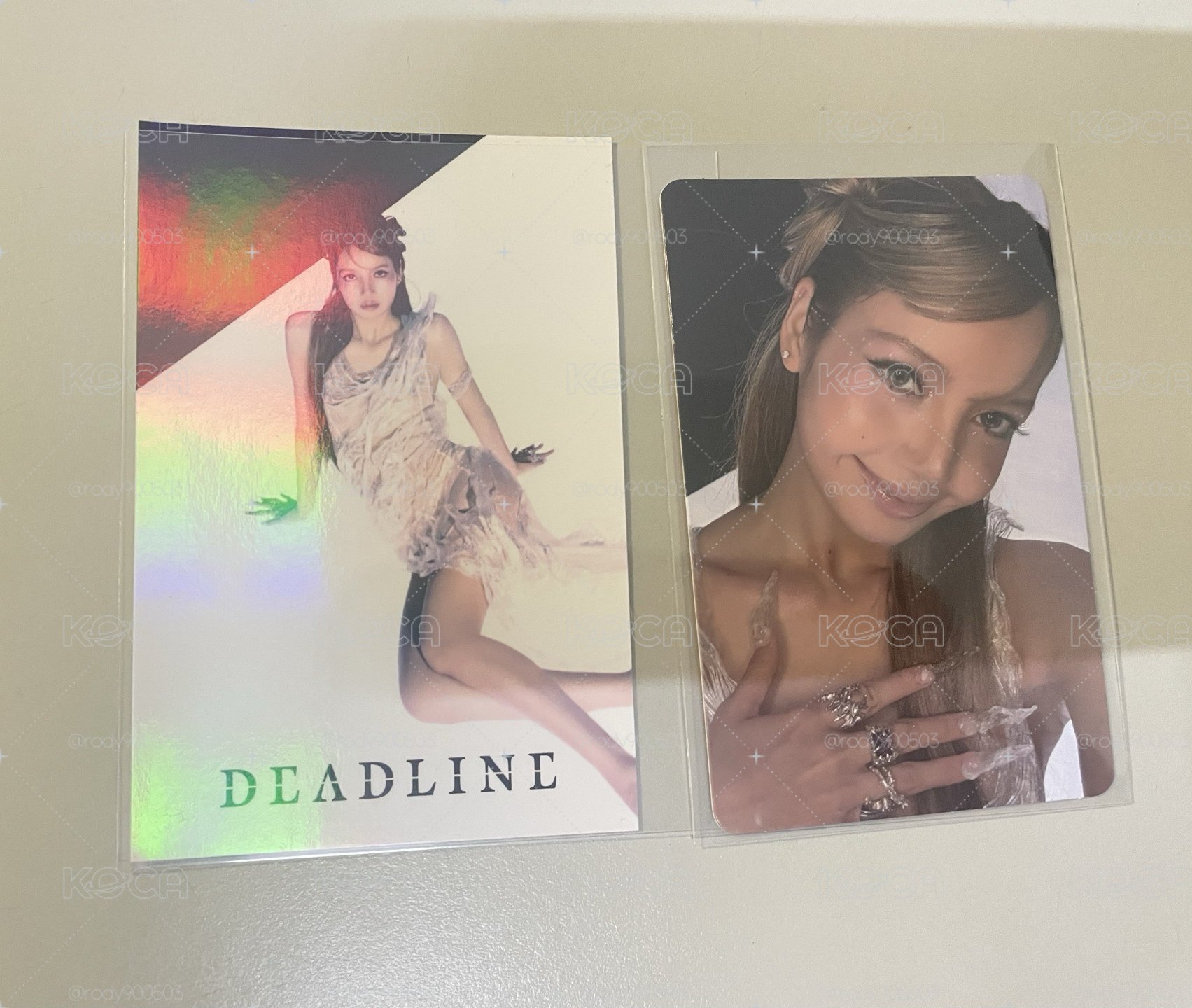 BLACKPINK DEADLINE 粉版專輯 LISA專卡 莎小卡+莎固配