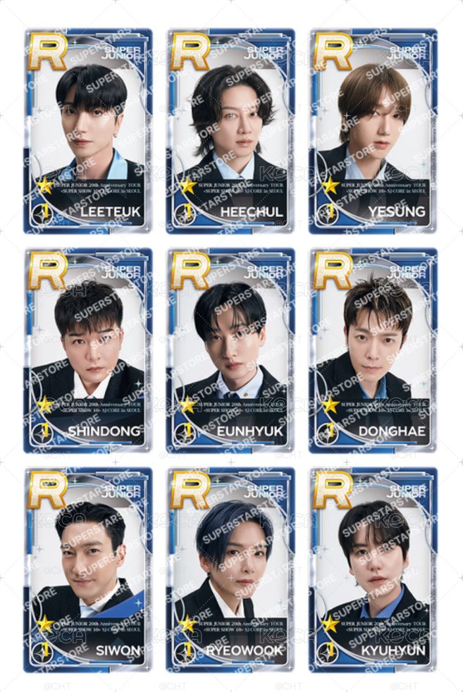 Super junior SS10 安可場 遊戲卡