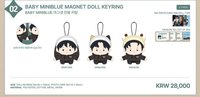 CNBLUE OFFICIAL CHARACTER 'MINIBLUE' 吊娃 Baby磁鐵娃