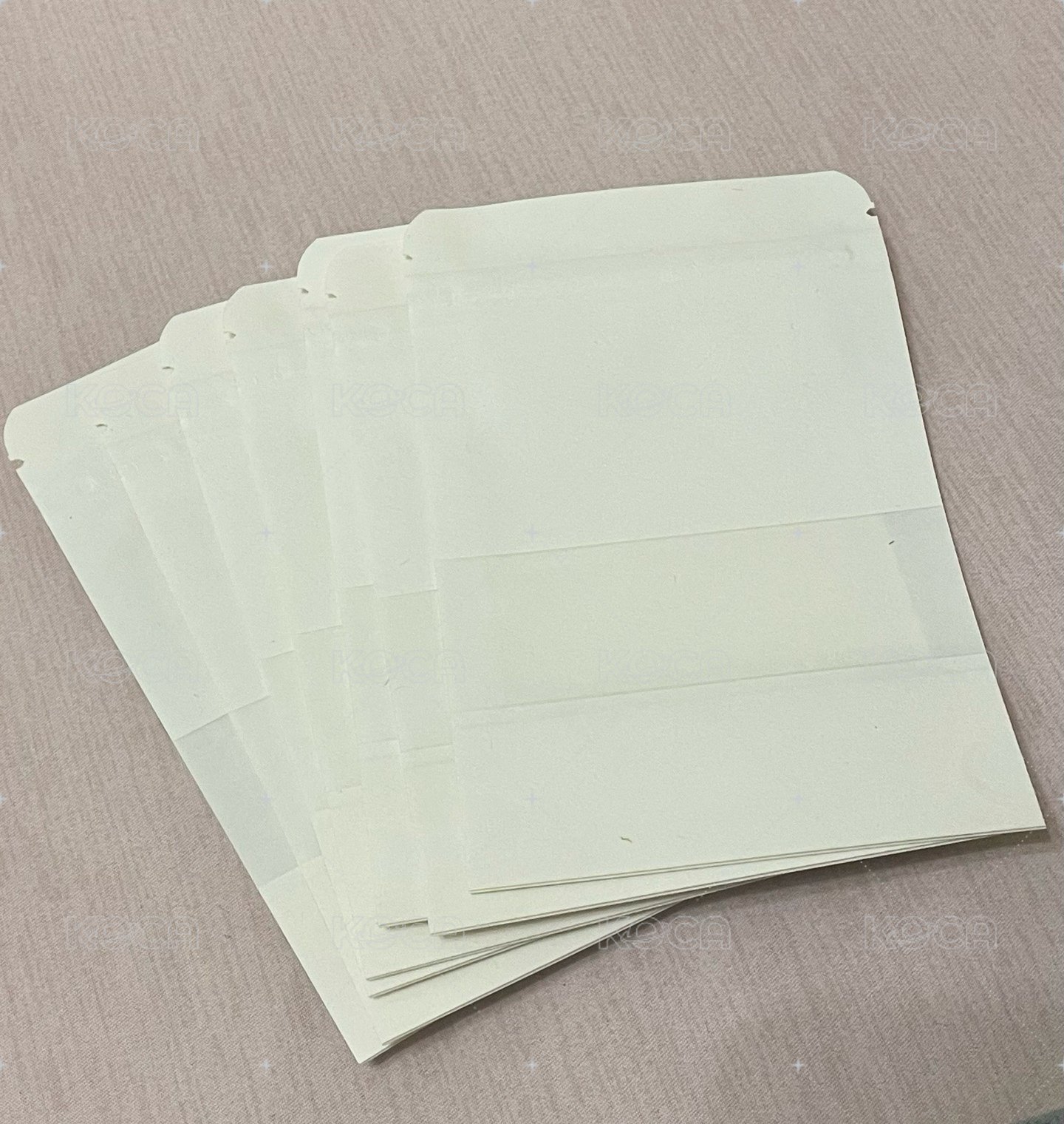 白色開窗牛皮紙夾鏈袋