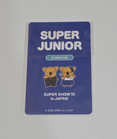 super junior mu-mo shop 日場周 赫宰 小熊餅乾卡 