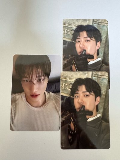 EXO 八輯快閃店 隨機卡 B版 自拍