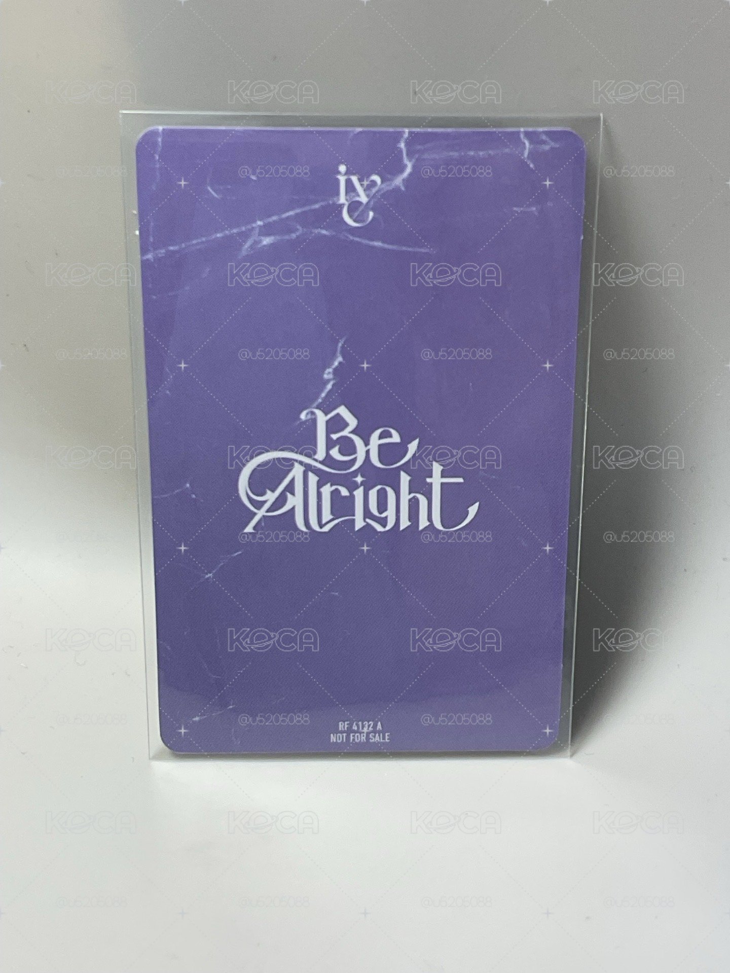 Be Alright 專輯卡 I.ver