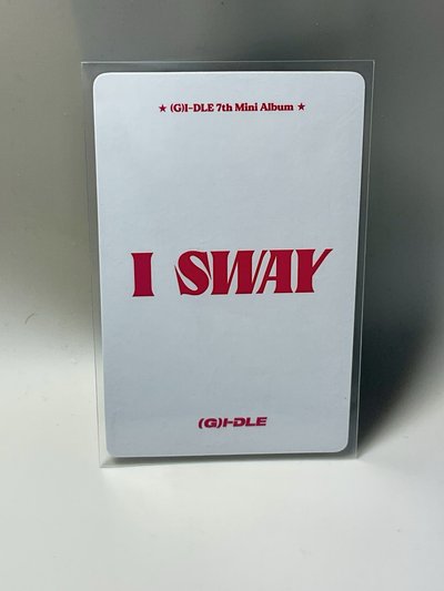 I SWAY yzy 1.0 簽售卡 🍜