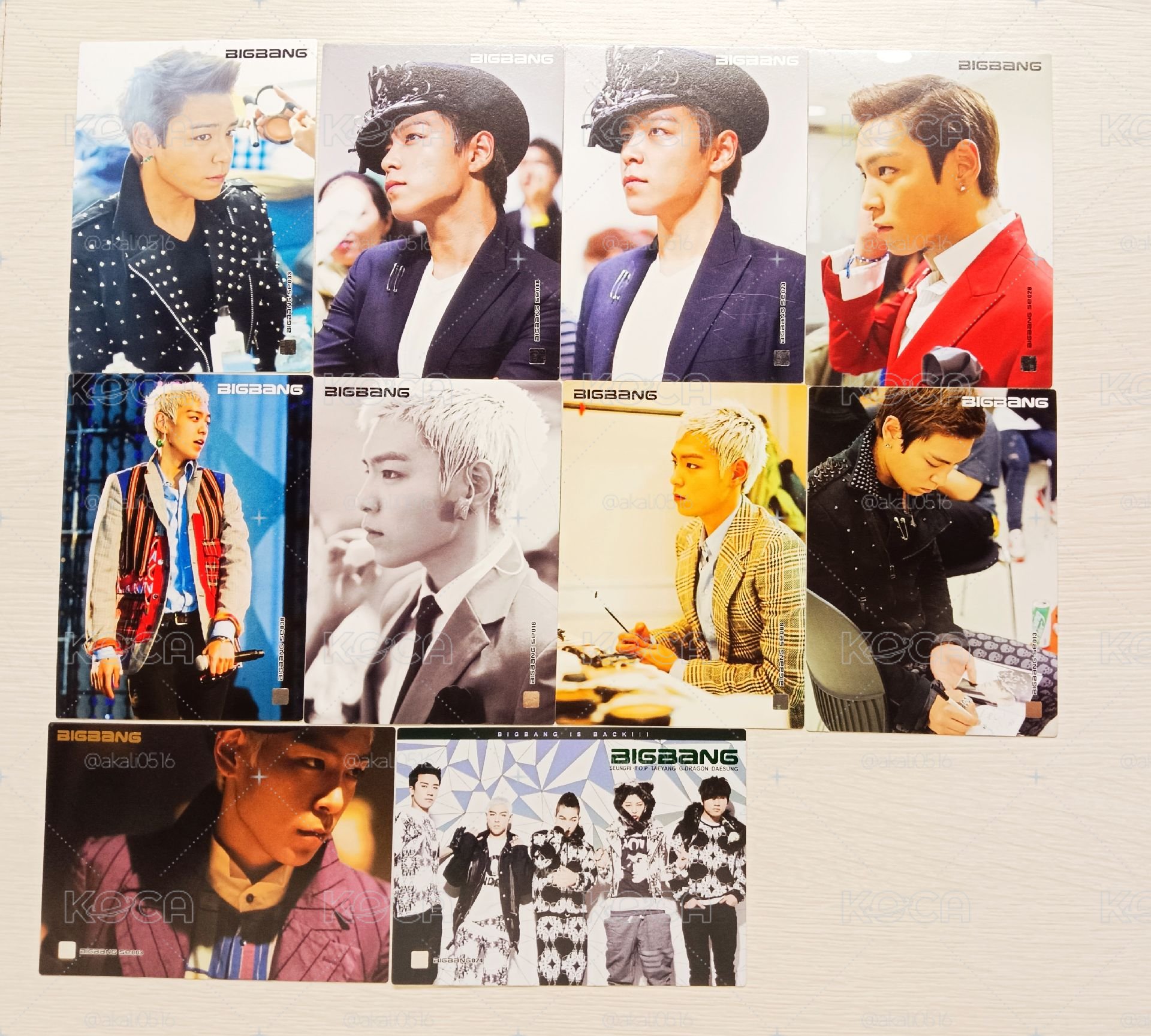 BIGBANG T.O.P 小盤 / 小卡整圖不拆