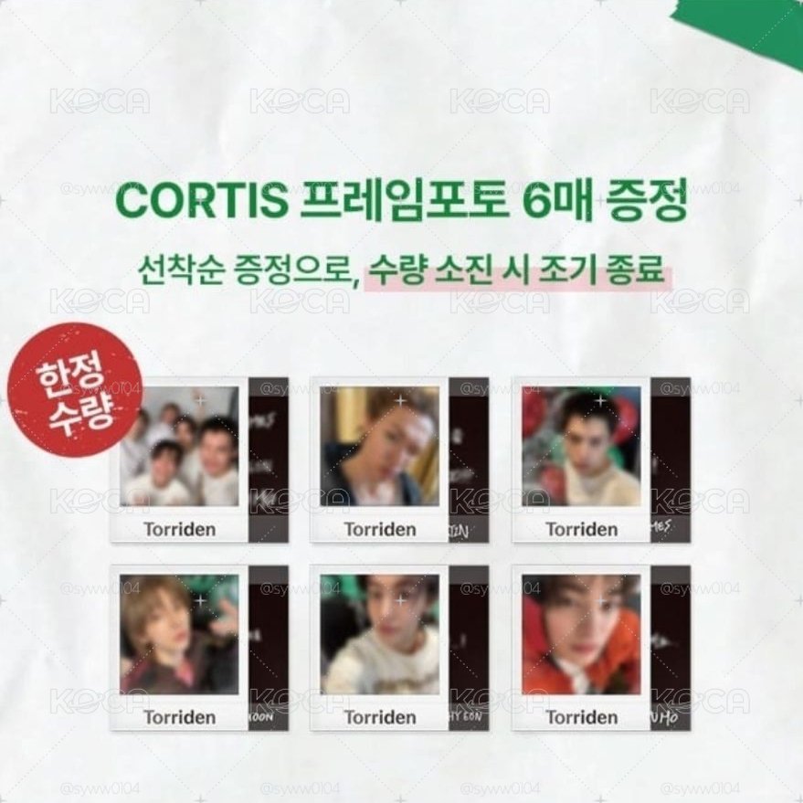 Torriden x CORTIS 代言精華+代言卡 