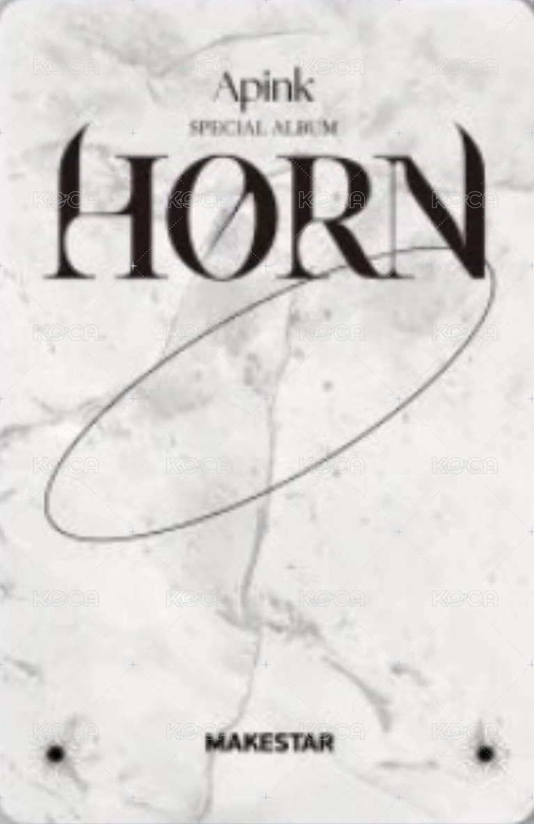 HORN ms 簽售卡  背面