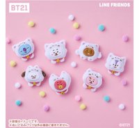 BT21 FamilyMart 日限 徽章 毛絨