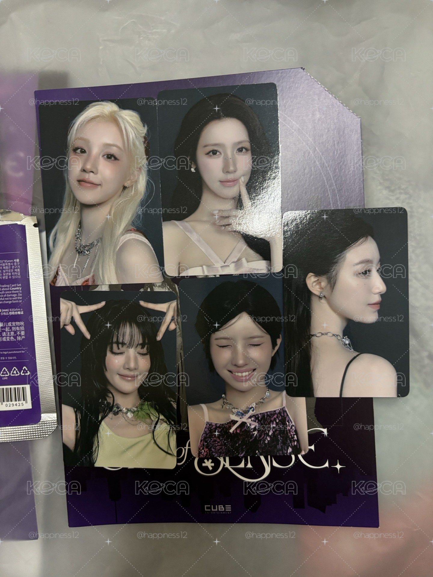 i-dle展覽卡包