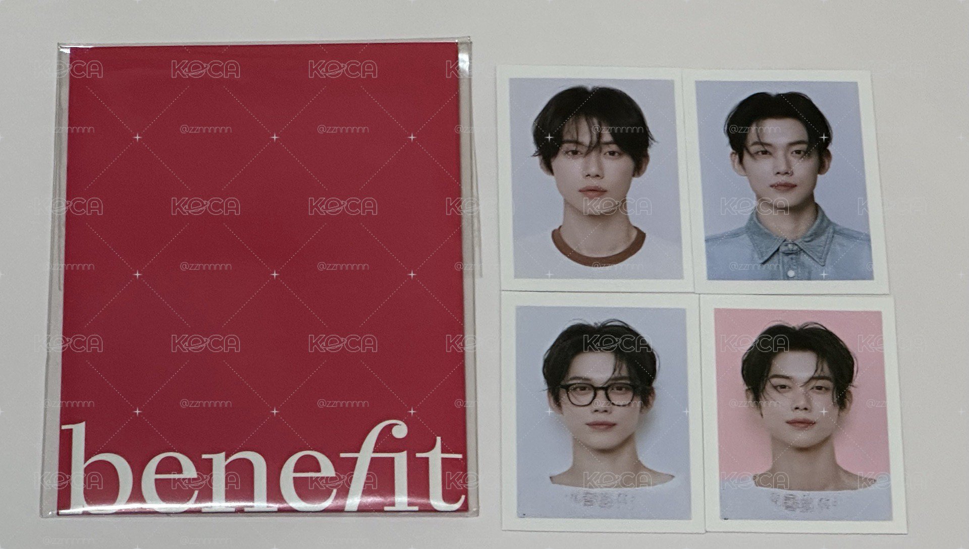 然竣 benefit 代言卡 證件照