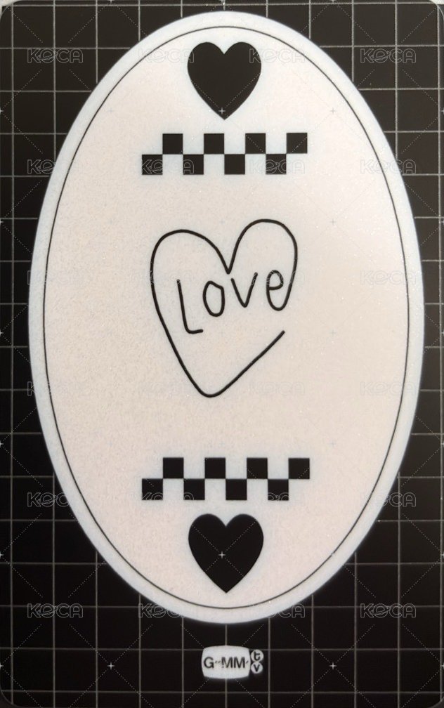 25 10月書展 周邊卡 LOVE 背面