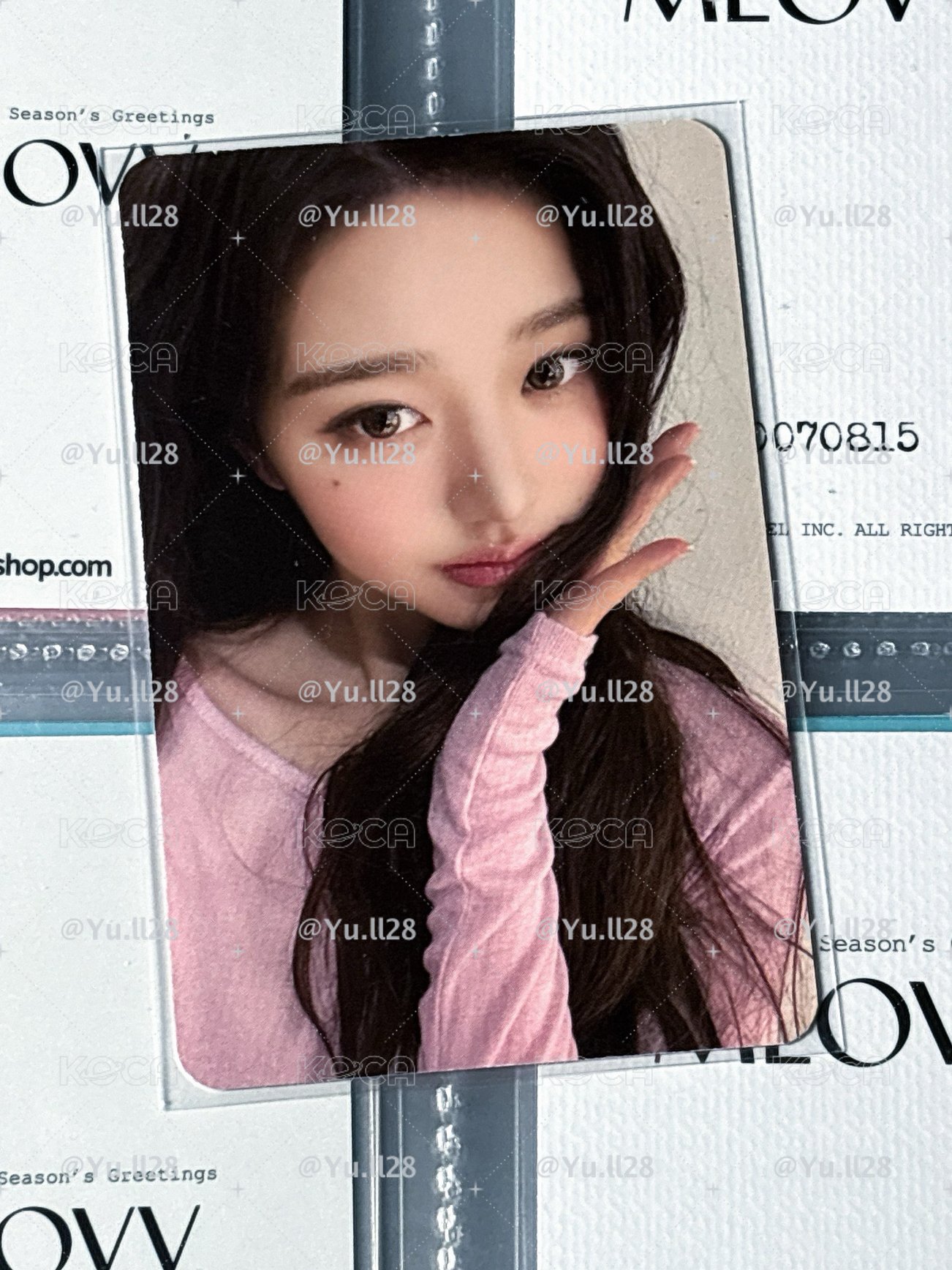 AMUSE 9.0 代言卡 中文卡背（抽IVE門票）