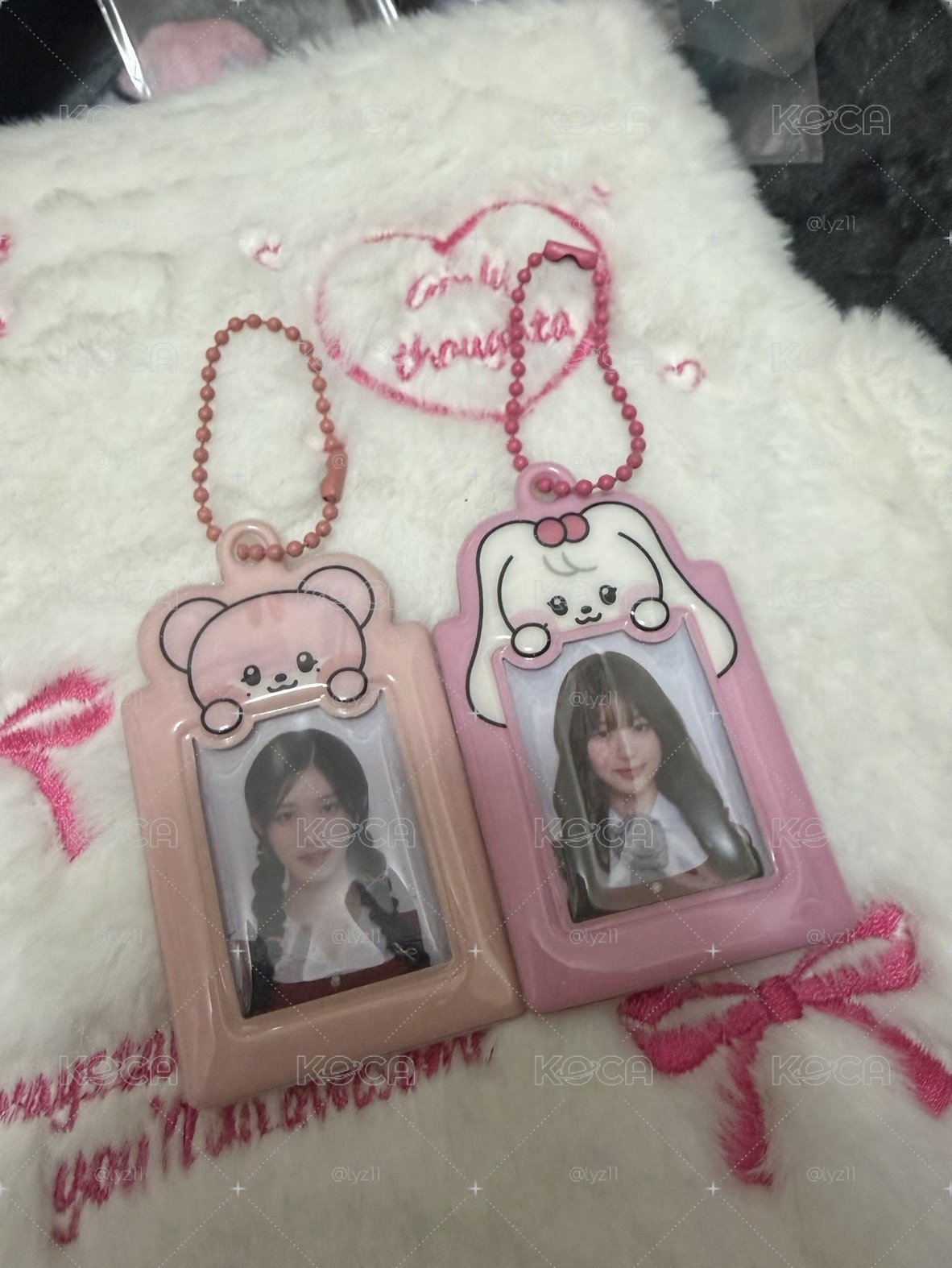 IVE X LINE FRIENDS 證件照吊飾 兩個不拆