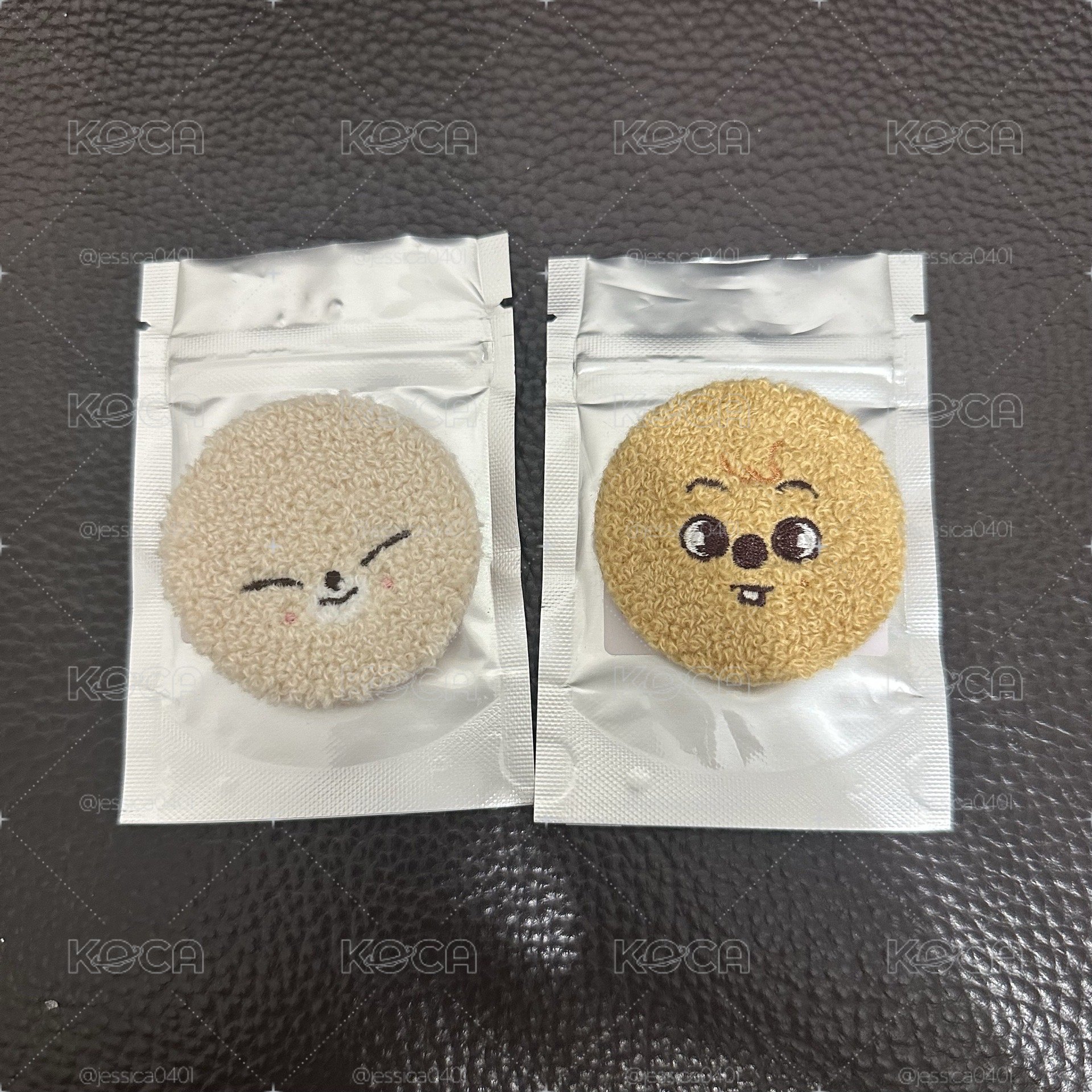 SKZOO 韓闊卡 福西尼 大頭毛絨徽章