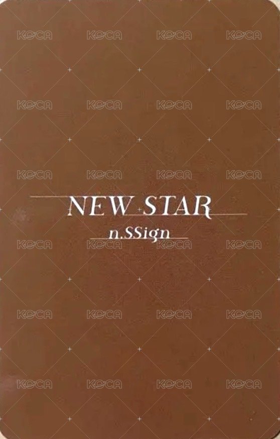 NEW STAR Victor 幸運卡  背面