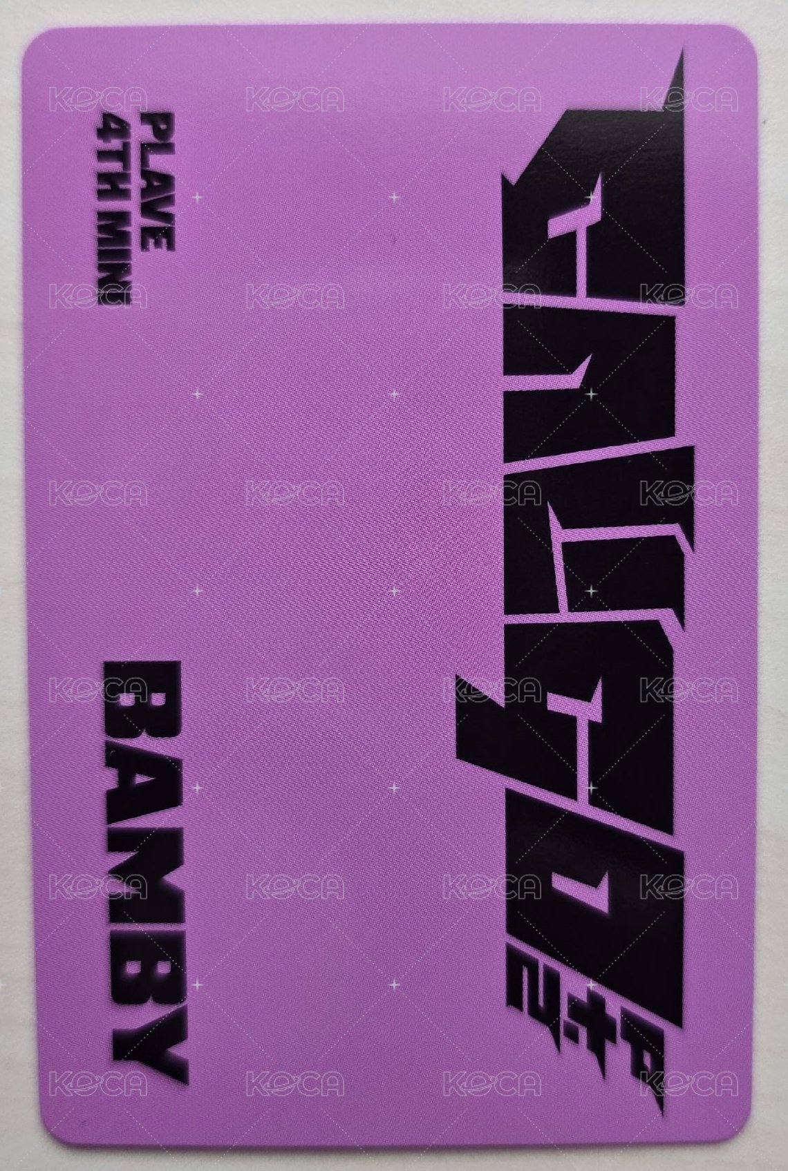 迷四 專輯卡 背影卡 背面