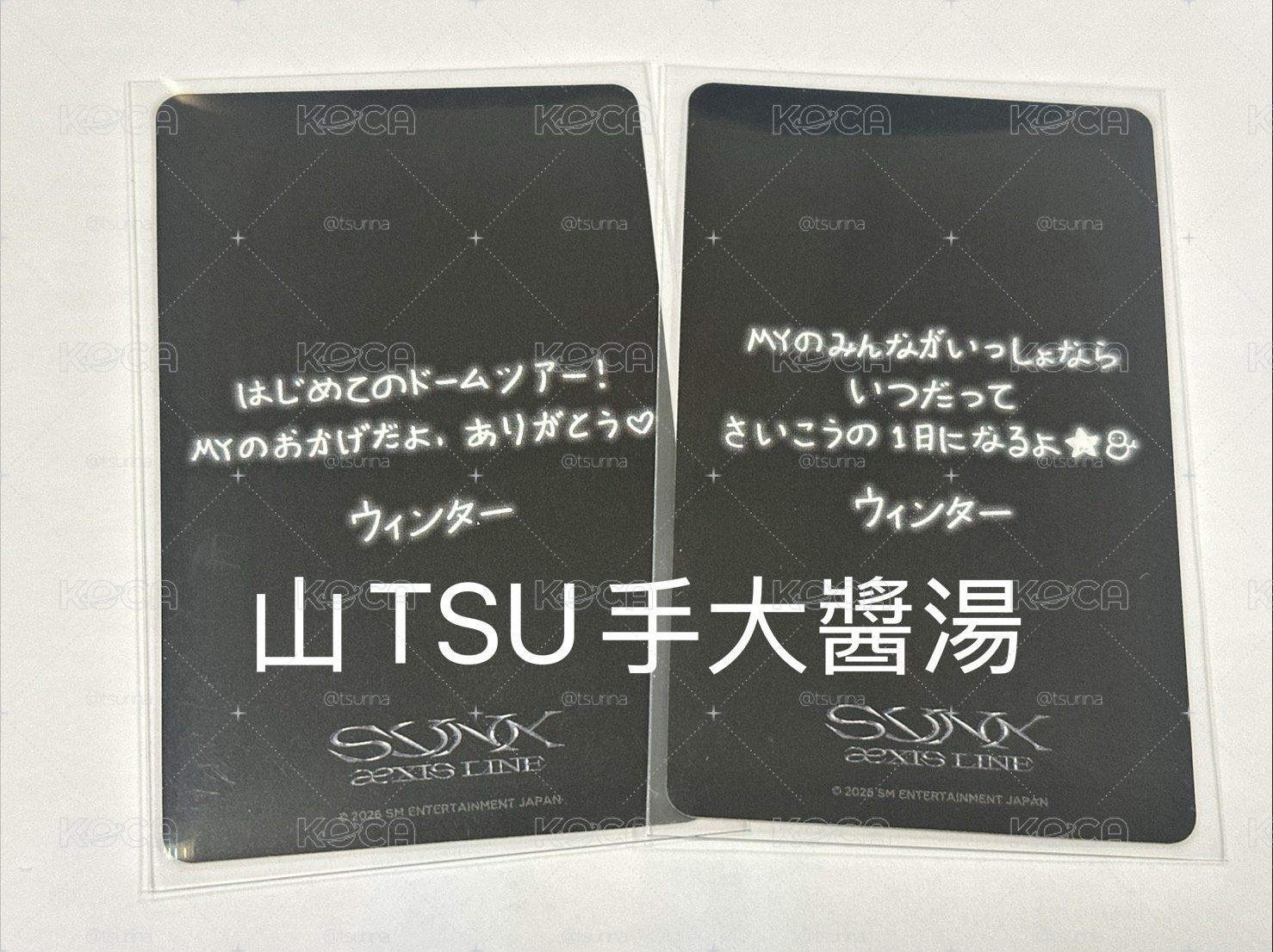 aespa SYNK 2026 日巡 滿額卡 WINTER 冬一套