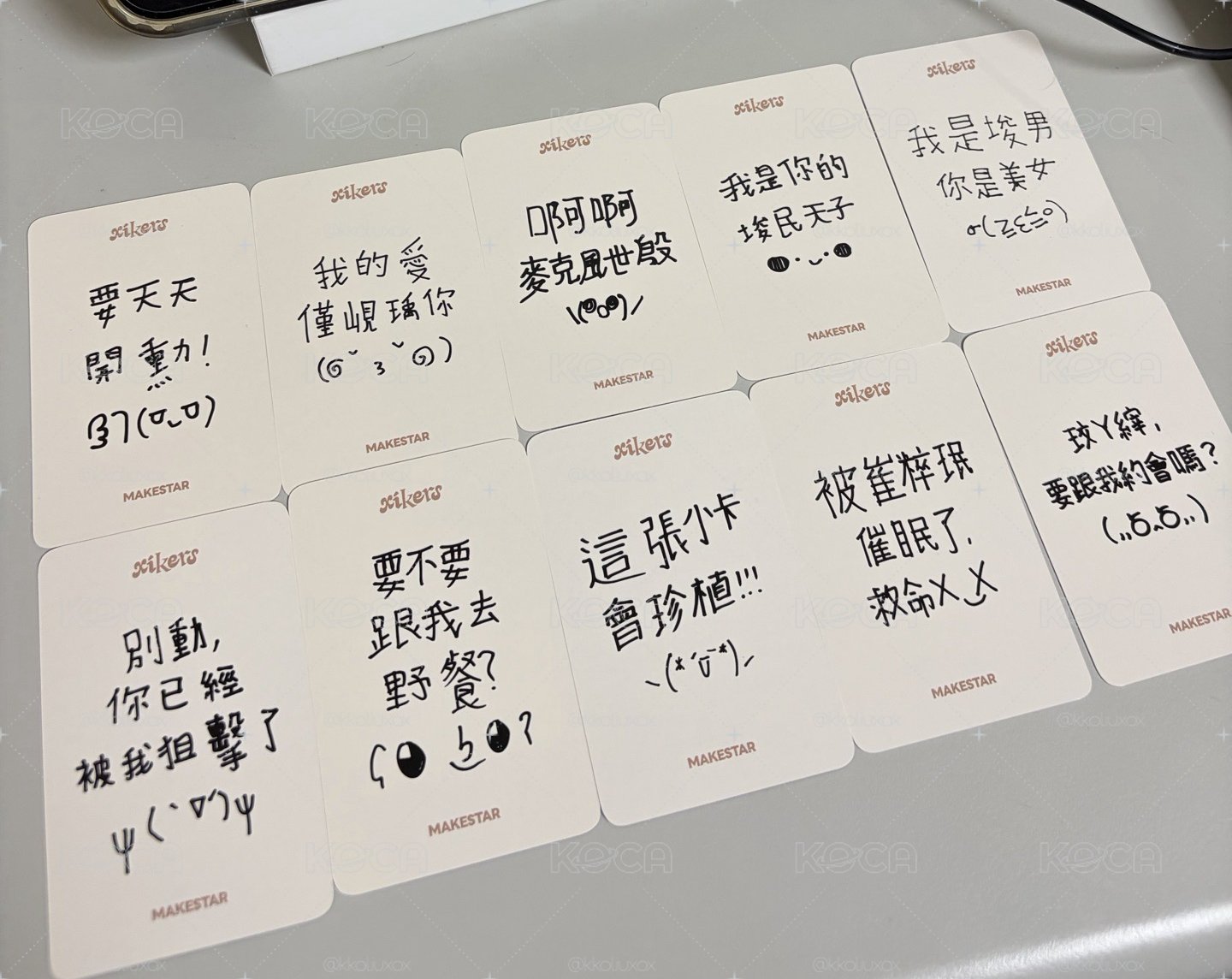 Xikers 迷六 MS 雪人簽售卡 繁中背