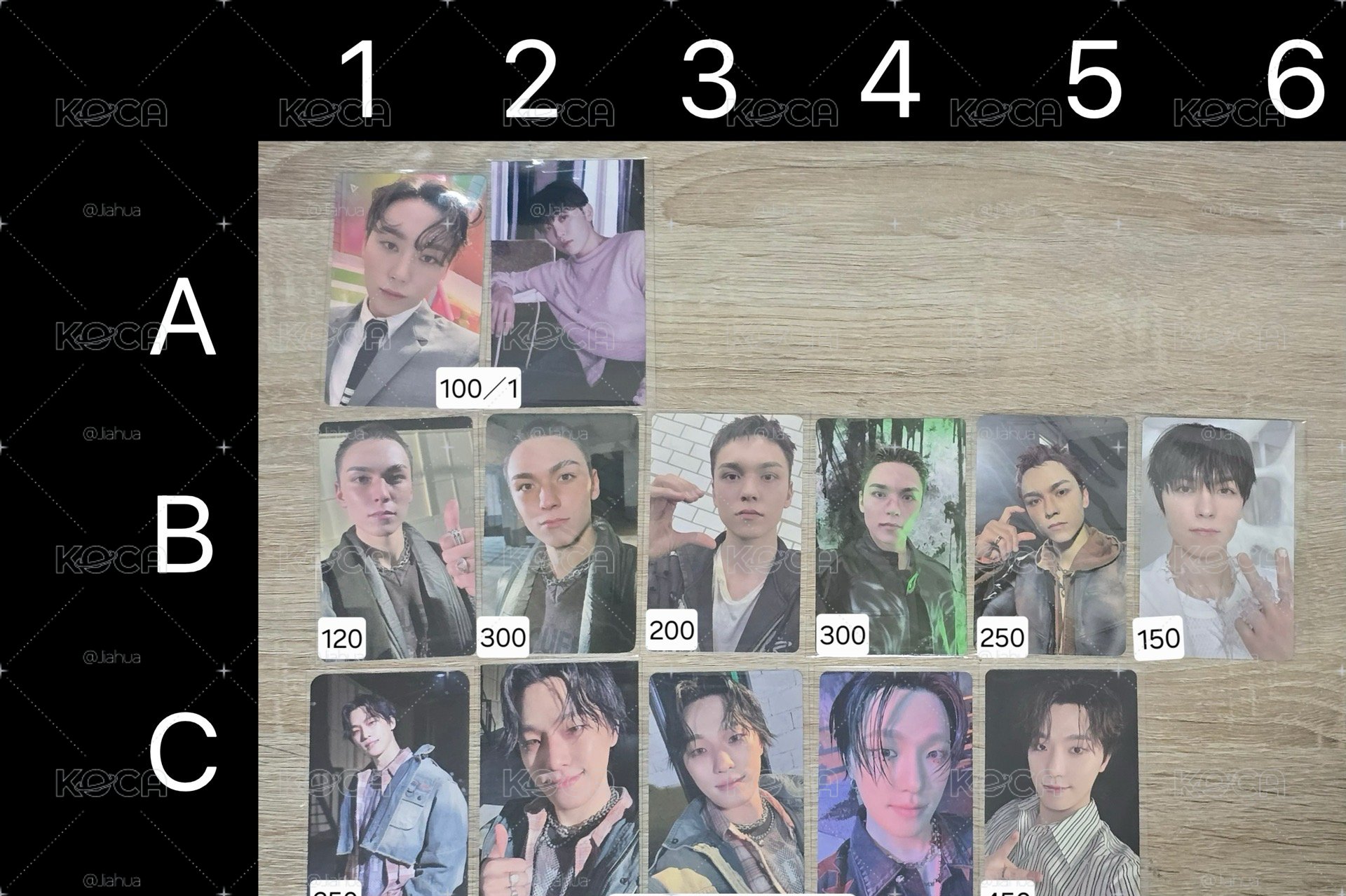 seventeen 全員小卡