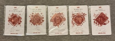 i-dle 正規二輯《2》Whosfan 特典 wf 小卡 B ver. 手繪福字卡背