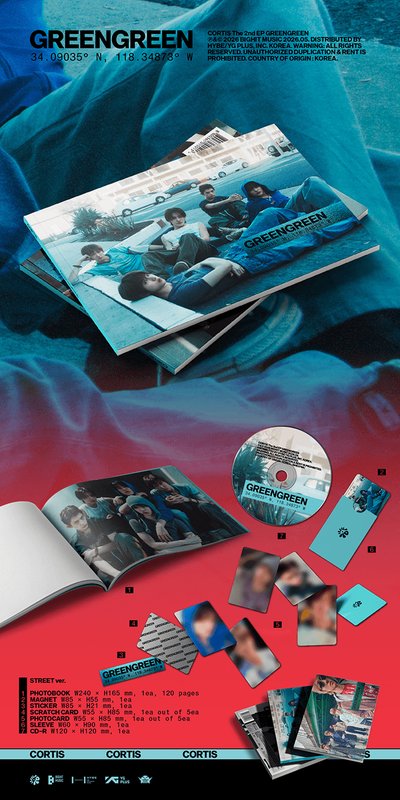 預購！CORTIS｜迷你二輯 [GREENGREEN]｜未拆專輯
