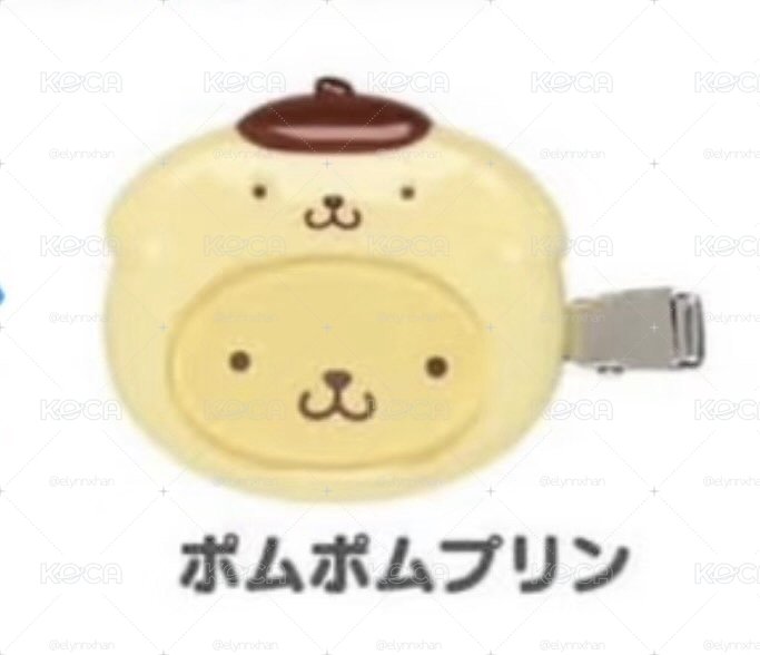 盲盒 布丁狗相片髮夾